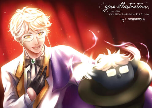 GOLDEN: Tsukishima Kei zine